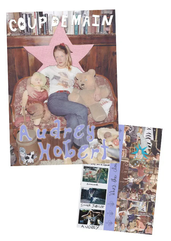 Audrey Hobert zine + sticker bundle coupdemainshop