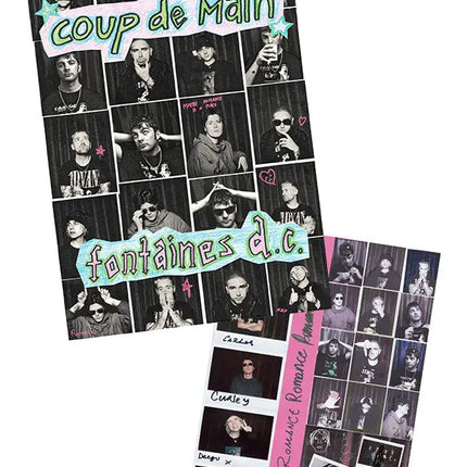 ☘️ Fontaines D.C. zine + sticker sheet bundle 🇮🇪 coupdemainshop