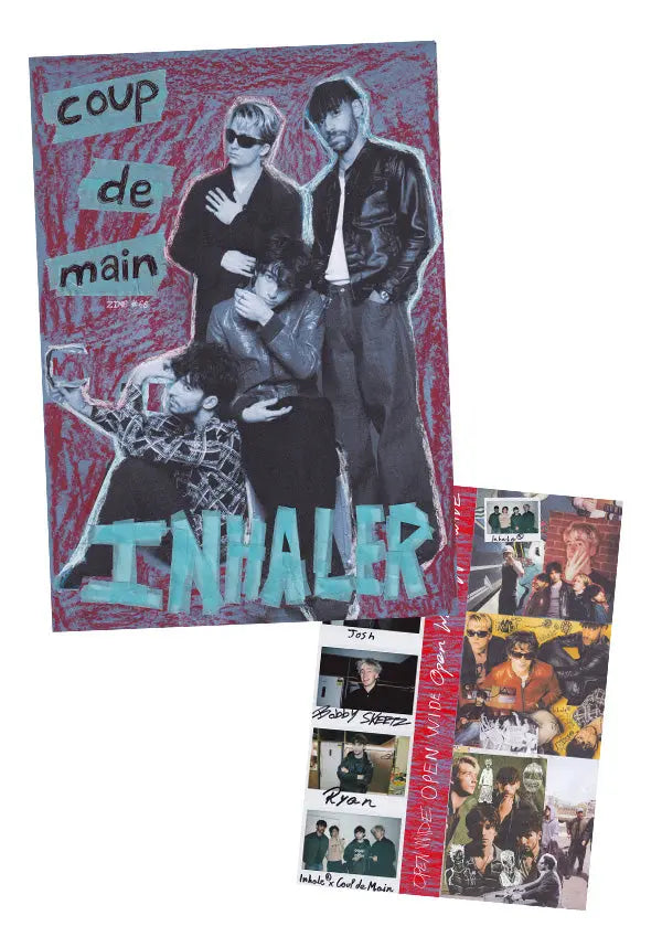 Inhaler zine + sticker sheet bundle coupdemainshop