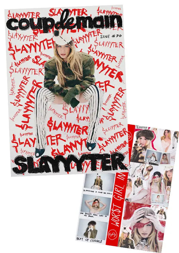Slayyyter zine + sticker bundle