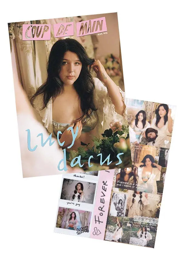 ♾️ Lucy Dacus zine + sticker sheet bundle 🤍 coupdemainshop
