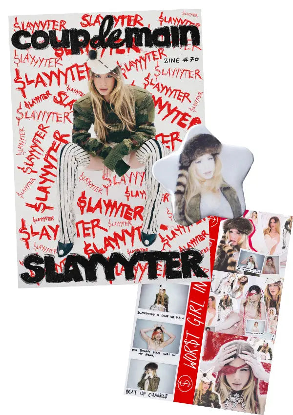 Slayyyter zine + sticker bundle