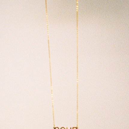 Coup De Main necklace! Coup De Main