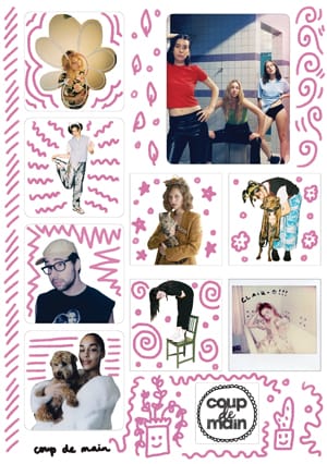 Coup De Main Faves - Sticker Sheet #1 coupdemainshop